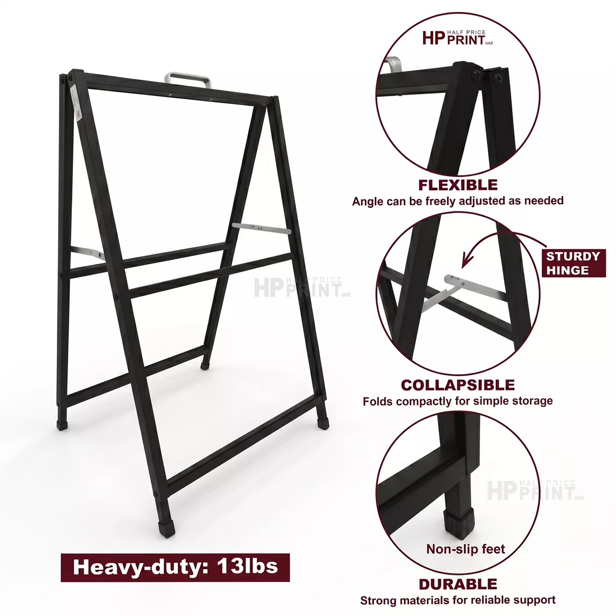 self standing sign