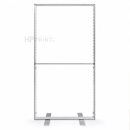 Backlit Standee metal frame stand on a white background
