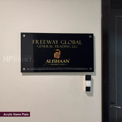 Acrylic Name Plate